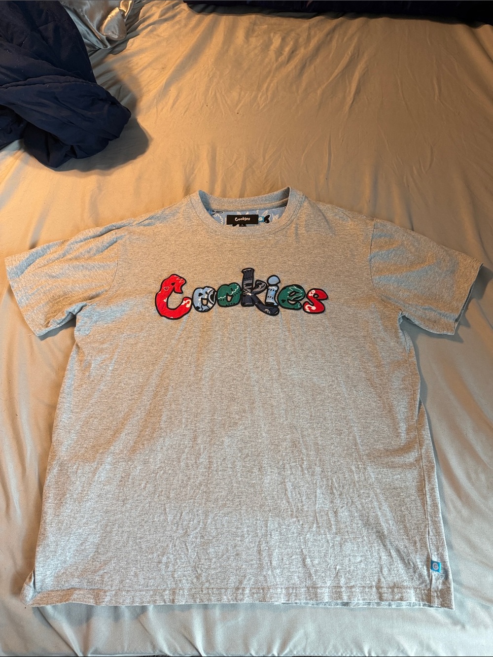 Men's Cookies Grey Logo T-Shirt